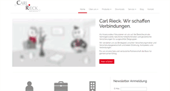 Desktop Screenshot of carlrieck.de